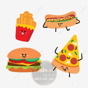 sticker cute food