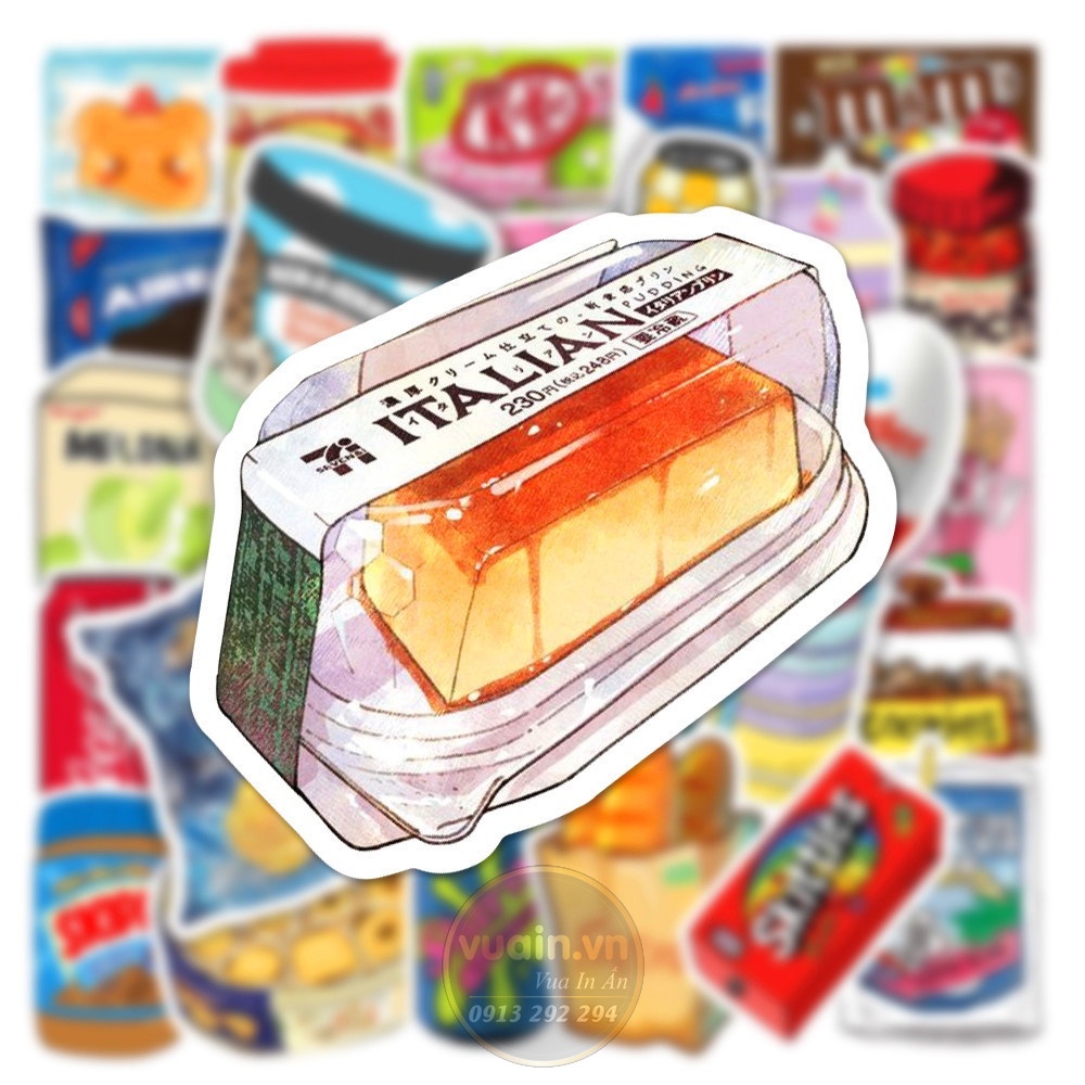 sticker cute food - 14