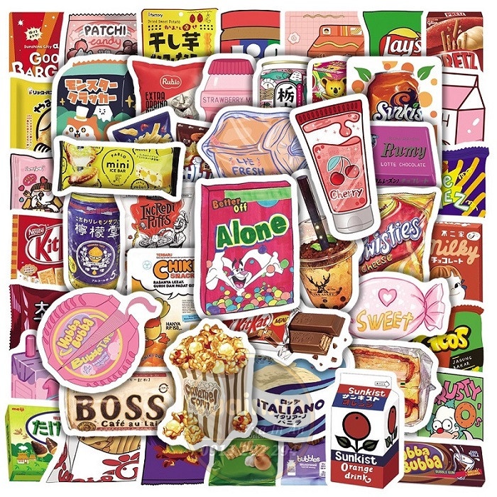 sticker cute food - 17