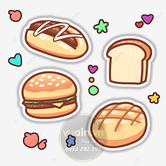 sticker cute food - 2