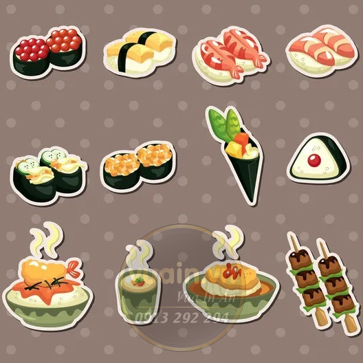 sticker cute food - 30