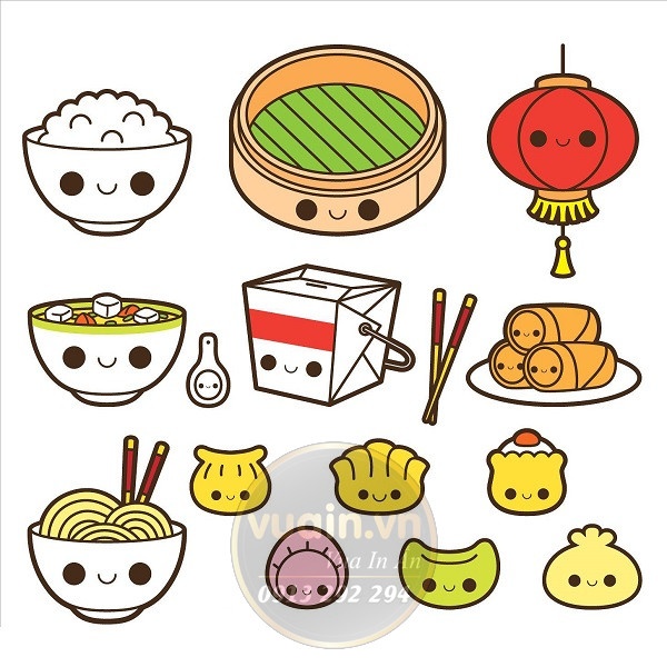 sticker cute food - 4