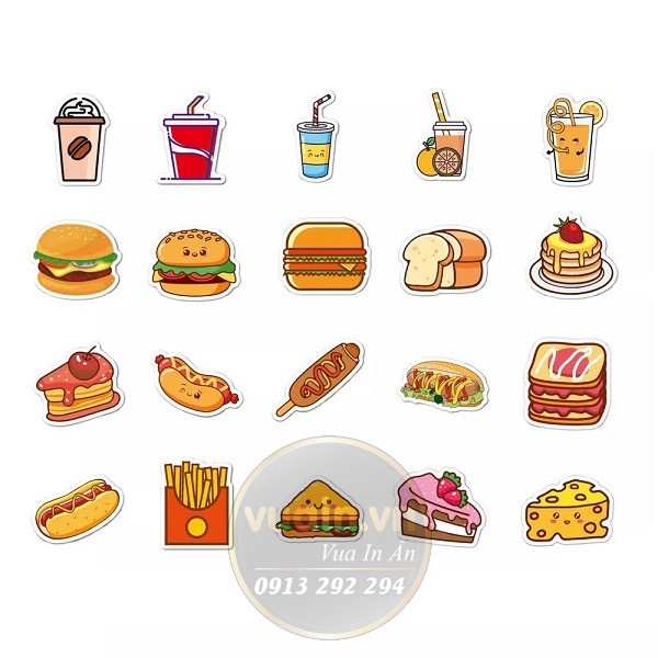 sticker cute food - 7