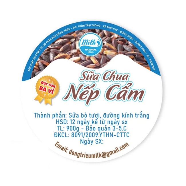 Những nội dung bắt buộc cần có khi thiết kế tem sữa chua